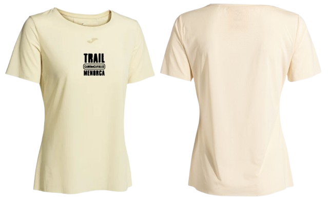 Camiseta Técnica Beige Joma Trail Menorca Camí de Cavalls