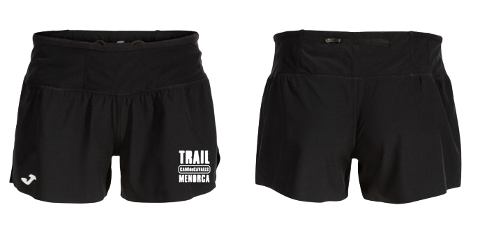 Short Trail Negro JOMA Mujer Trail Menorca Camí de Cavalls
