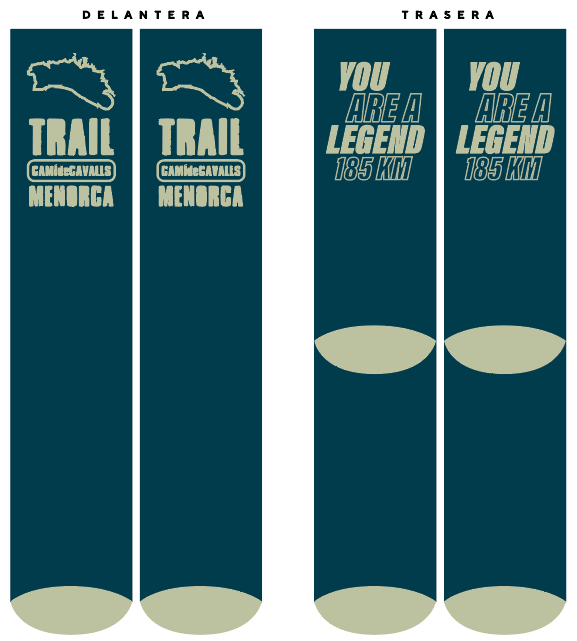 Calcetines Técnicos Trail 185KM Teamergy TMCdC ConectaBalear